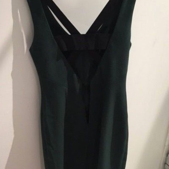 Black Halo Sheath with Cross Detail Casual Dress - Picture 6 of 8